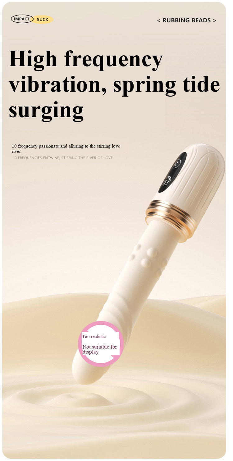 Miji Liquid Silicone Electric Toy, Wireless Telescopic Swinging & Heating Adult Intimate Toy