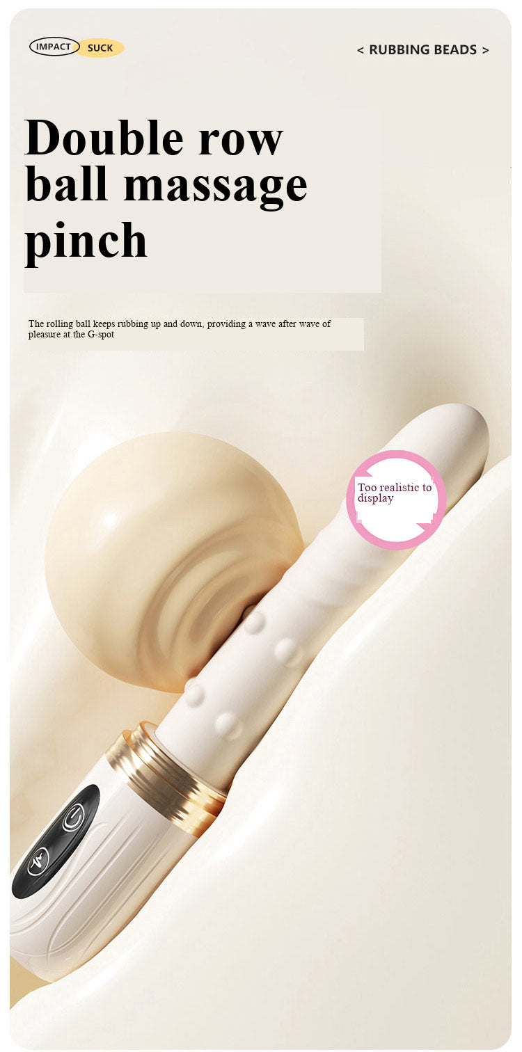 Miji Liquid Silicone Electric Toy, Wireless Telescopic Swinging & Heating Adult Intimate Toy