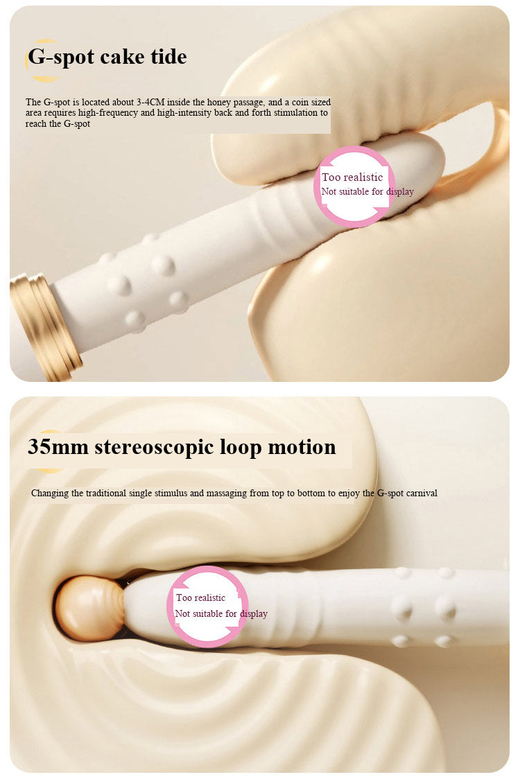 Miji Liquid Silicone Electric Toy, Wireless Telescopic Swinging & Heating Adult Intimate Toy
