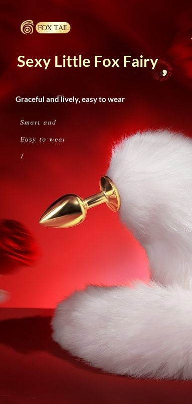 Miji Fox‑Tail Metal Anal Plug, Alternative Adult Pleasure Toy