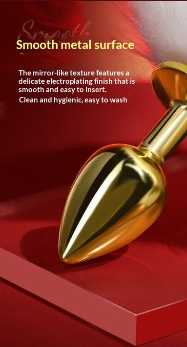 Miji Fox‑Tail Metal Anal Plug, Alternative Adult Pleasure Toy