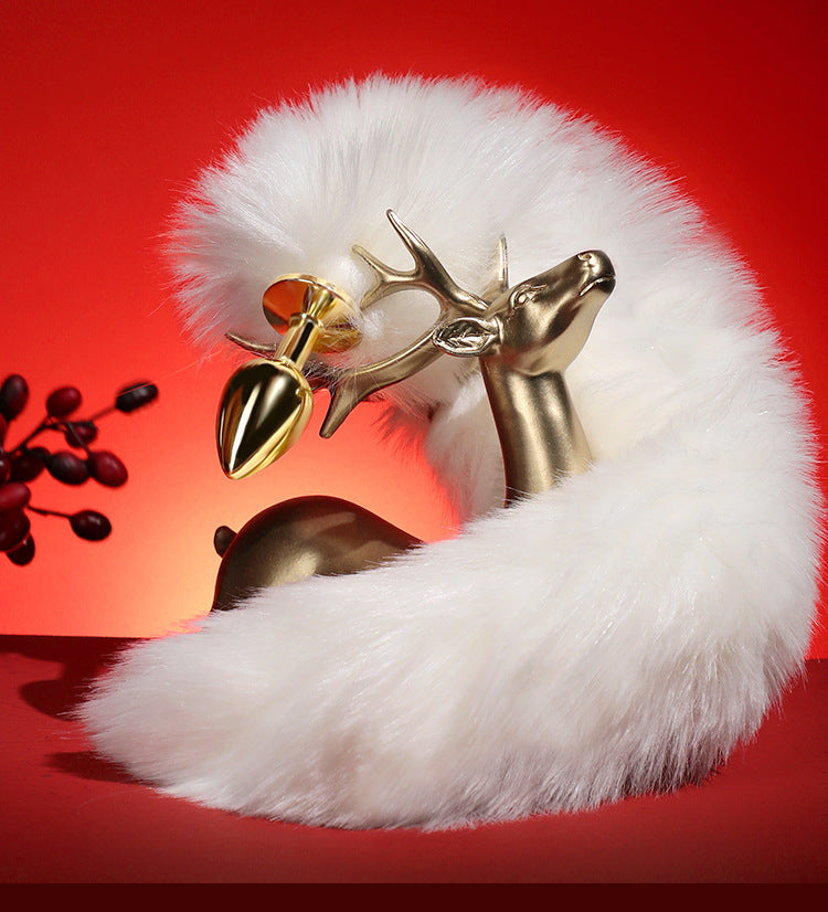 Miji Fox‑Tail Metal Anal Plug, Alternative Adult Pleasure Toy