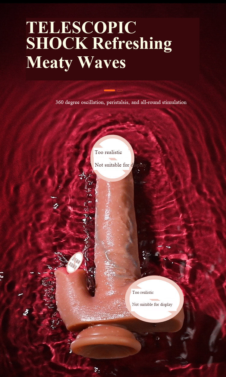 Miji Liquid Silicone Electric Toy, Wireless Telescopic Swinging & Heating Adult Intimate Toy