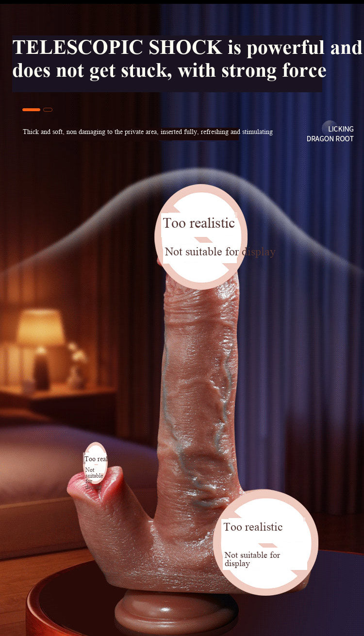 Miji Liquid Silicone Electric Toy, Wireless Telescopic Swinging & Heating Adult Intimate Toy