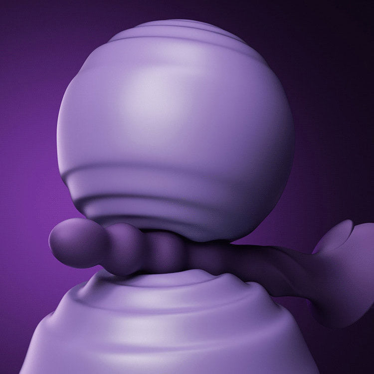 Miji intimate toy made of premium liquid‑silicone material. Features wireless control, telescopic, swinging motion and built‑in heating function
