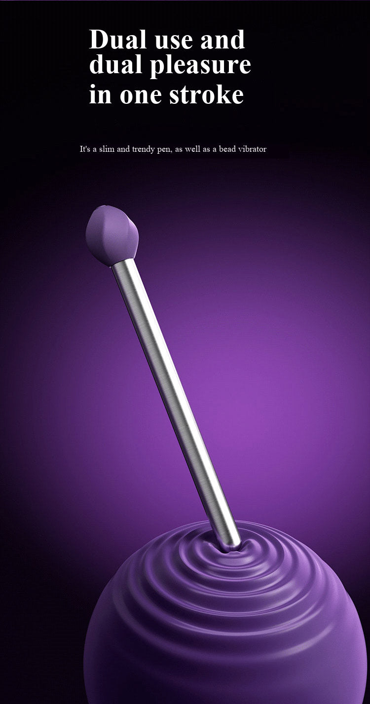Miji intimate toy made of premium liquid‑silicone material. Features wireless control, telescopic, swinging motion and built‑in heating function