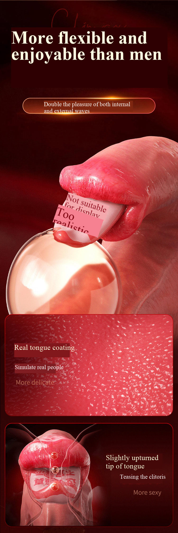 Miji Liquid Silicone Electric Toy, Wireless Telescopic Swinging & Heating Adult Intimate Toy